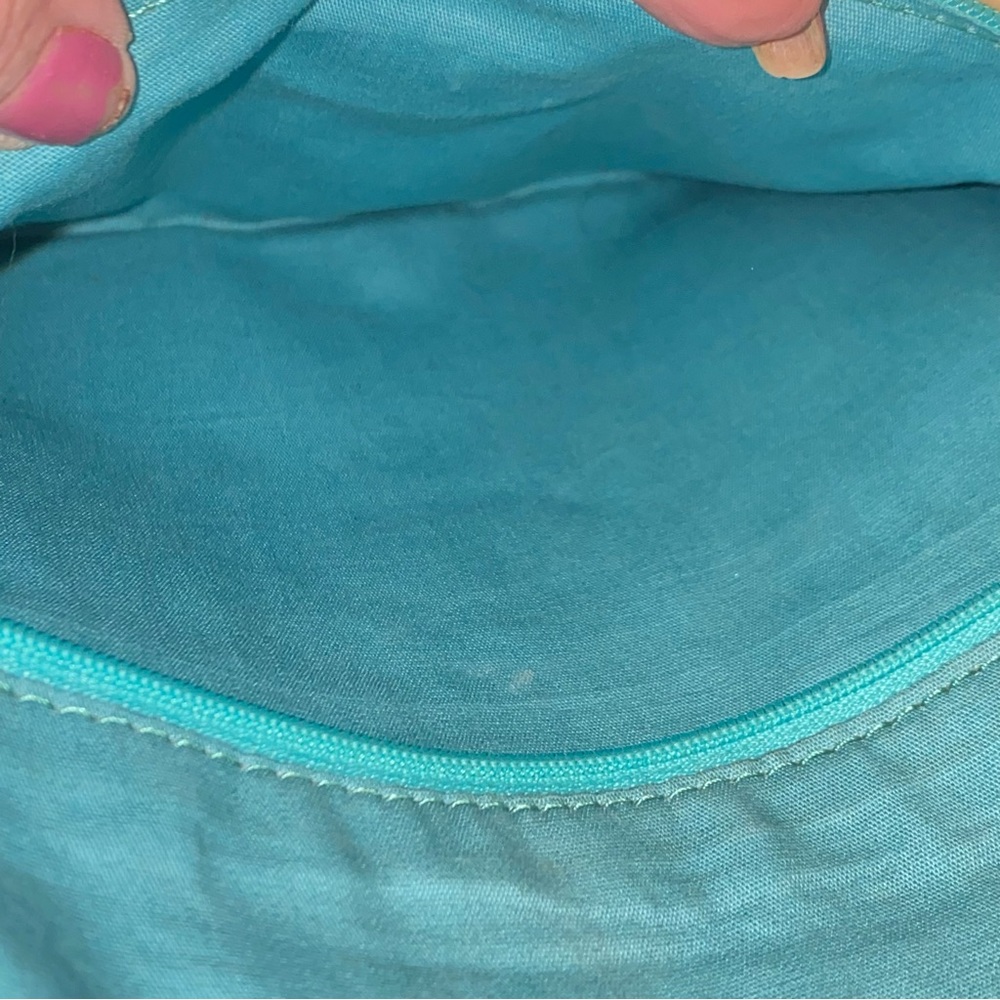 Fossil Keyper Navy Blue With Abstract Floral Desi… - image 5